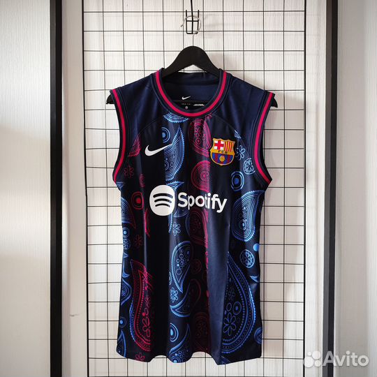 Тренировочная олимпийка топ кофта «Барселона»