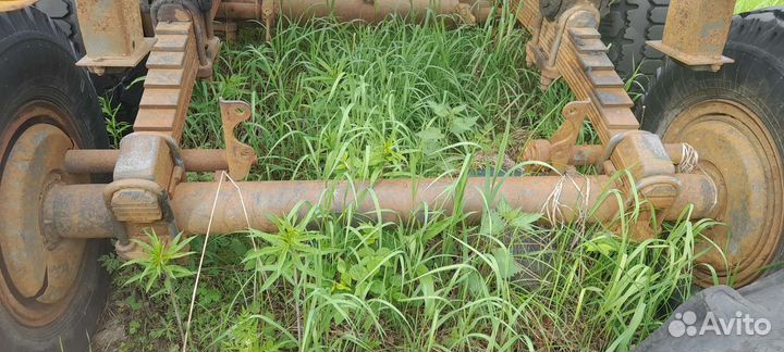 Ось со ступицами, балка для прицепа, телеги