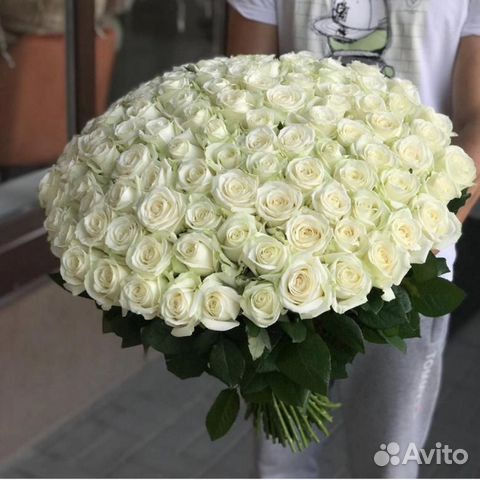 Букет 101 роза. Цветы доставка по городу