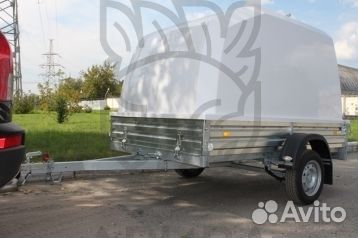 Качественный прицеп с крышкой Н1500мм