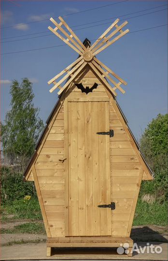 Уличный туалет с установкой