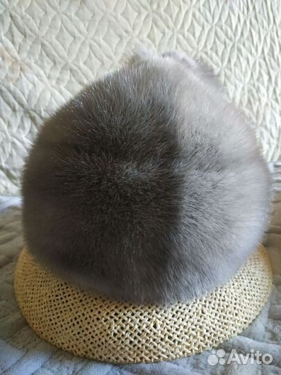Шапка норковая женская
