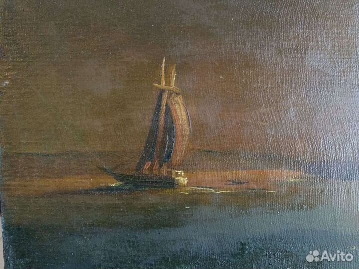 Старинная картина 19 века