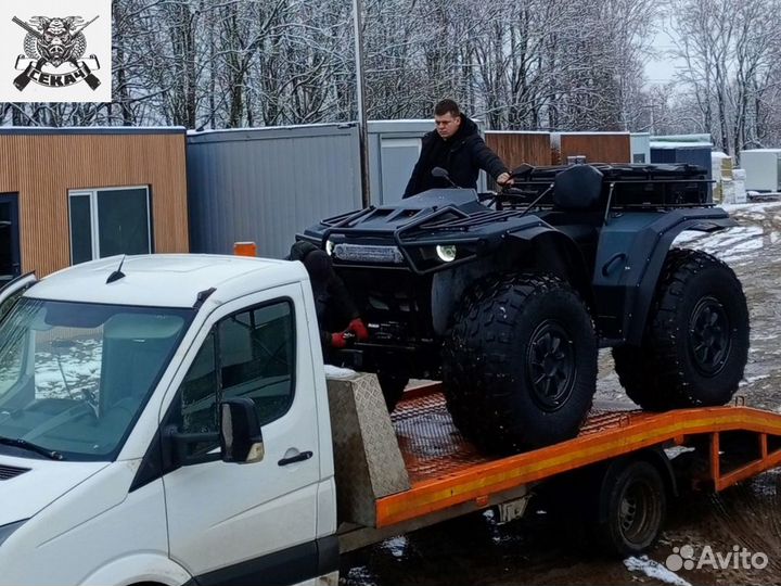 Снегоболотоход на независимой подвеске 