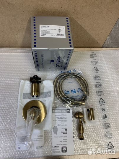 Гигиенический душ Nobili Uniko бронза Италия