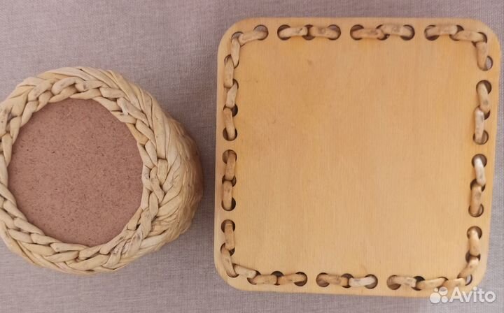 Салфетница и карандашница из эколозы