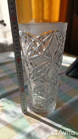 Хрустальная ваза для цветов СССР
