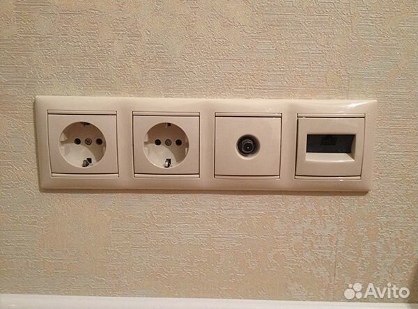 Электрик. Ремонт розеток, выключателей Челябинск