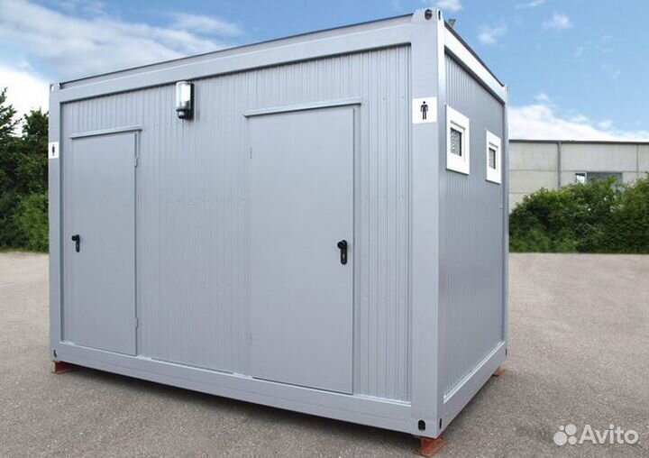 Быстровозводимое здание с санузлом с ндс