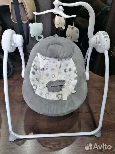 Детские электронные качели для новорожденных