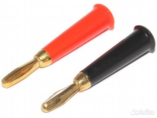Разъём акустический \"банан\", \"штекер\", 2 штуки купить в Москве ...