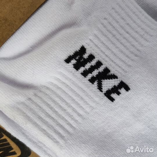 Носки короткие белые Nike 10 шт