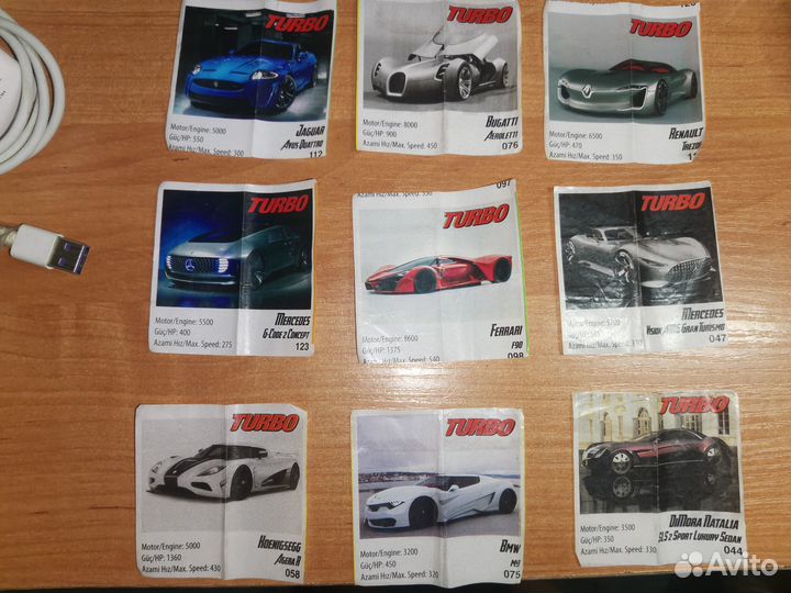 Вкладыши из жвачки Turbo Xstreme