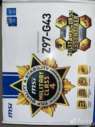 Процессор intel core i5 4690 + материнская плата и