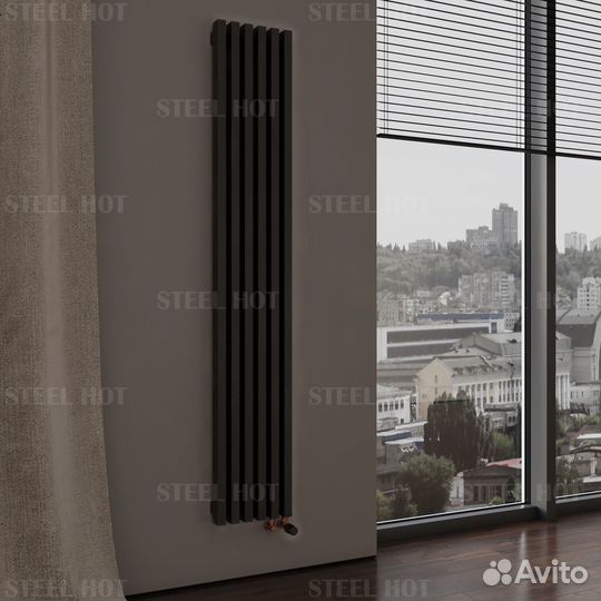 Вертикальный радиатор трубчатый Steel Hot
