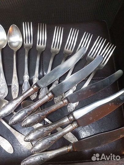 Мельхиоровые столовые приборы СССР