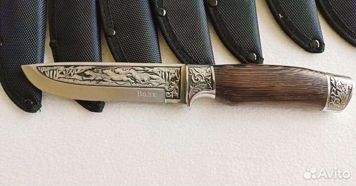 Нож Волк. Сталь 65Х13. Качество. Hoвый