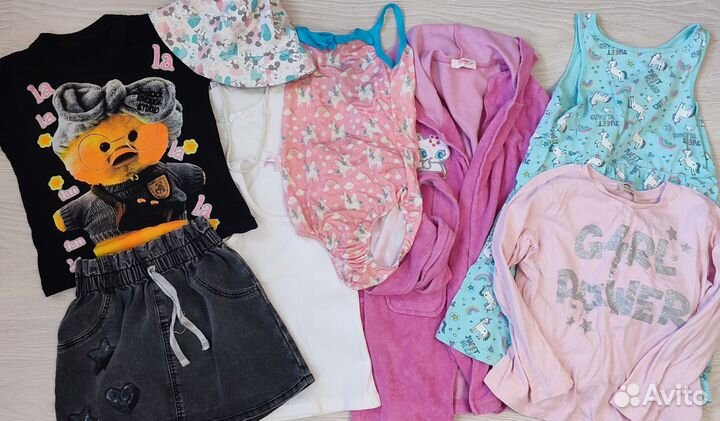 Вещи на девочку рост 122 128 пакетом
