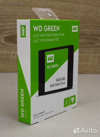 Ссд диск 1 тб WD green 2,5