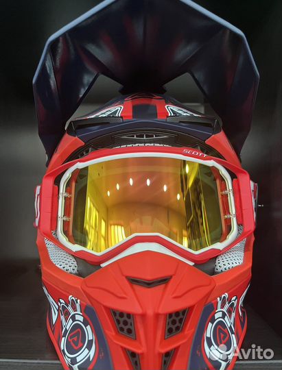 Кроссовые очки Scott;Мотоочки 100 MX-goggle