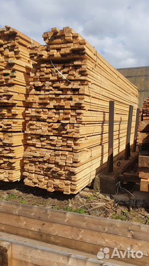 Доска обрезная 40x150x6000