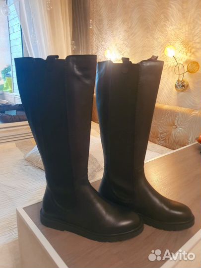 Сапоги женские натуральная кожа 40 размер
