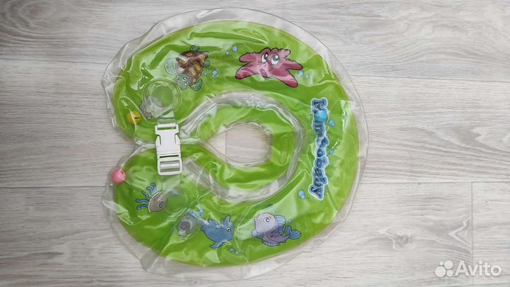 Детский круг для купания, очки,трубка для плавания