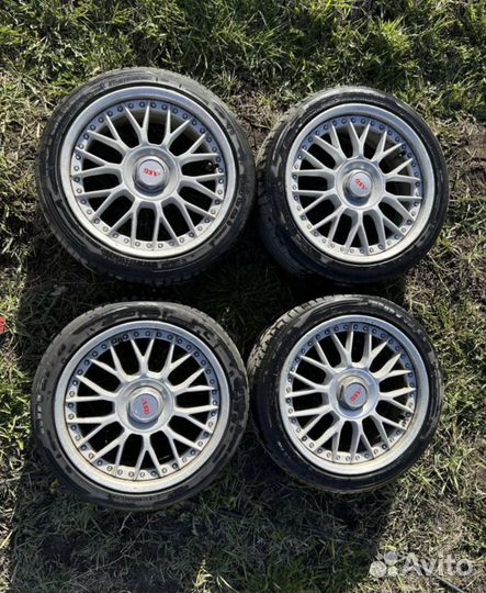 Литые диски r17 4x98, 5x100 с резиной