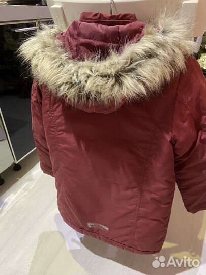 Куртка зим. бренда H&M на девочку 6-8 лет