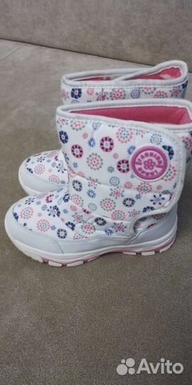 Сапожки-дутики для девочки 30 разм