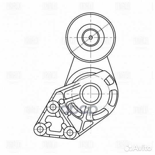 Ролик привод. ремня для а/м Skoda Fabia (03) 1