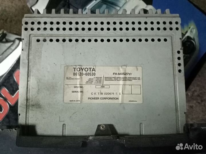 Магнитола toyota land cruiser 120