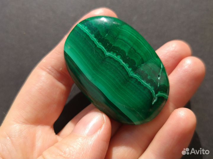 Кабошон малахит для Алины