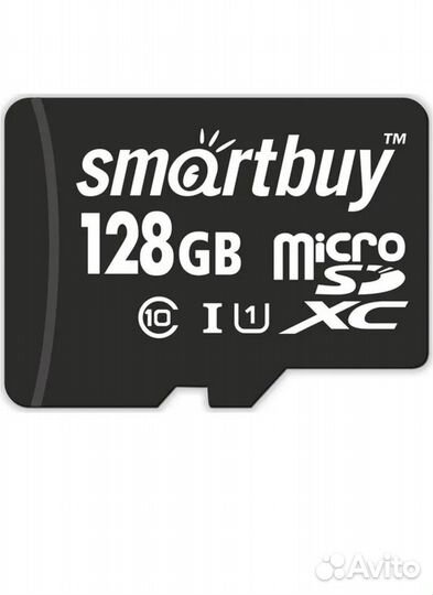 Карта памяти 128 GB Micro SD Флешка с адаптером