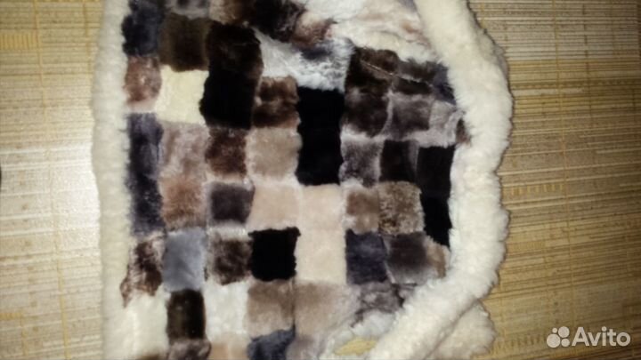 Жилет меховой русский стиль 2-5 лет