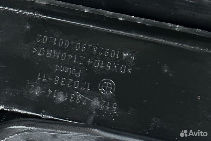 BMW 3 серии F30 воздуховод радиатора