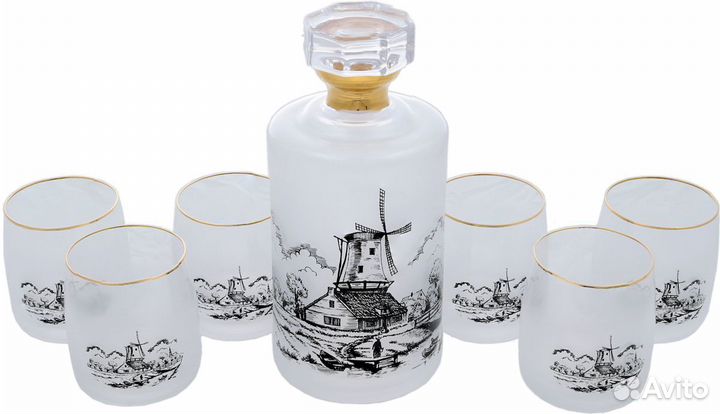 Новый набор для виски, коньяка (Bohemia,Чехия)