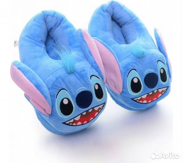 Тапочки Funfur Ститч Голубой