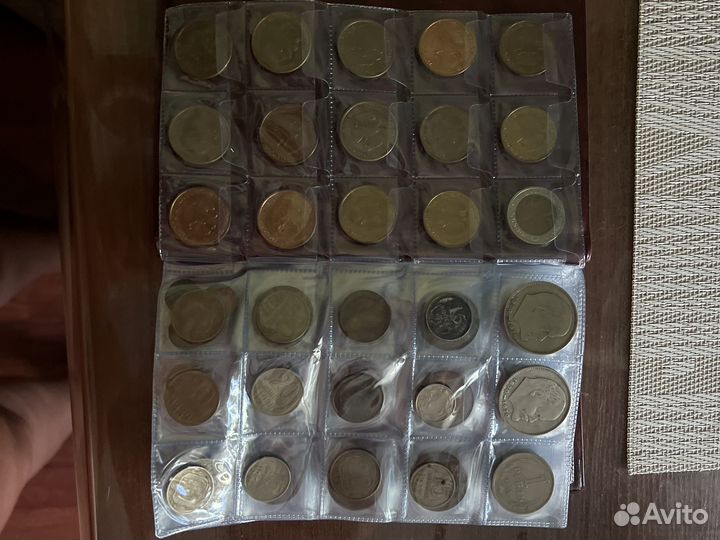 Блокнот коллекция монет