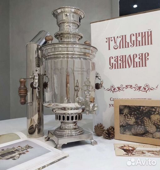 Самовар на дровах. Медалист 3,5л. Оригинал RR