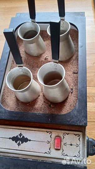 Электро кофеварка. Кофе на песке