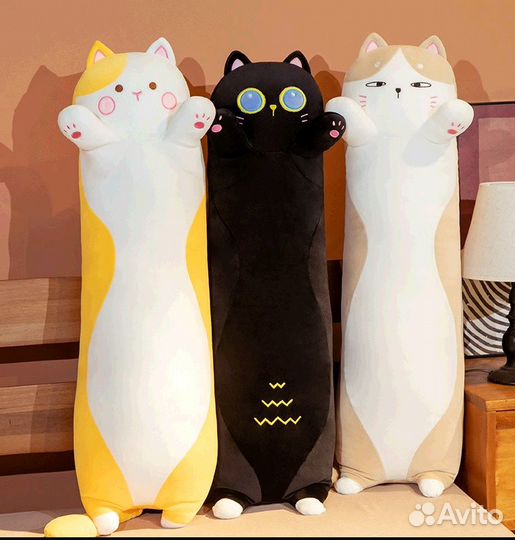 Кот-батон и другие игрушки-подушки