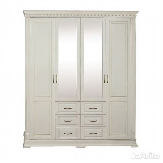 Шкаф из дерева Верди четырехстворчатый шз-4