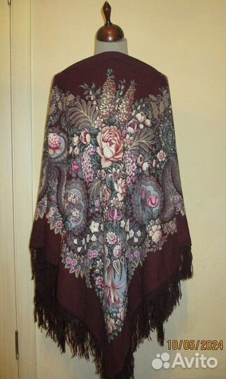 Платок (шаль) павловопосадский, авт. Т.Сухаревская