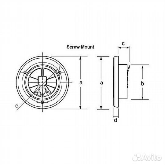 Светильник светодиодный Hella Marine euroled 75 2J