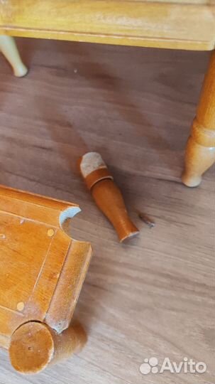 Деревянная мебель для кукол