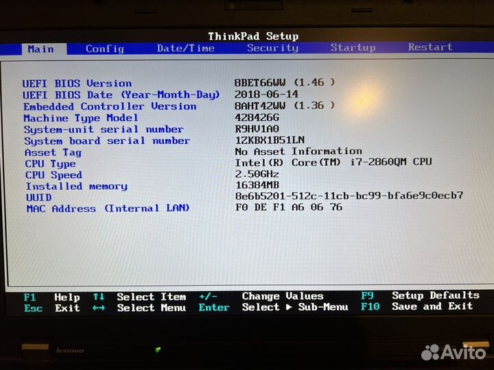 Lenovo W520, 16gb, 256 ssd, 4 ядра/8пот 2860q cpu