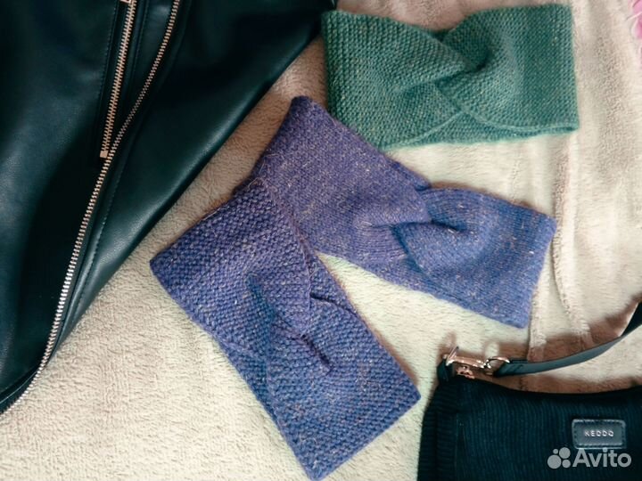 Вязаная повязка на голову