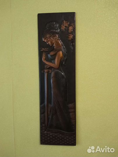 Картина медная чеканка СССР