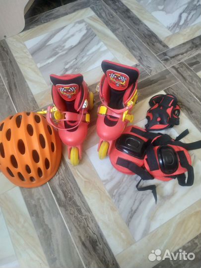 Роликовые коньки детские раздвижные 28-31